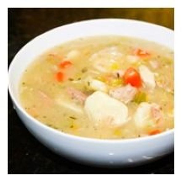 Blount Chicken Spaetzle Soup, 4 Pound -- 4 per case.