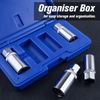 SPEEDWOX 4pcs Stud Bolt Remover Removal Puller Set Stud Extractor Set Stud Removal Set Stud Removal Set Stud Removal Set Stud Removal Set Stud Bolt Puller 1/2" Stud Extractor Set Broken Stud Removal