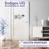 Wall Sticker, Head, Fantasy Wall Stickers 80x76 cm – black