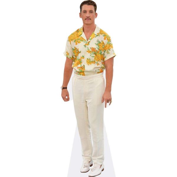 Miles Teller (Floral Shirt) Mini Size Cutout