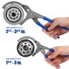 WORKPRO 9" 12" Oil Filter Wrench/Plier Set 2PC Adjustable Oil Filter Removal Set