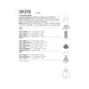 Simplicity Sewing Pattern S9378 14" Doll Clothes, White
