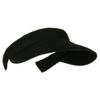 UPF 50+ Paper Braid Clip On Visor - Black OSFM