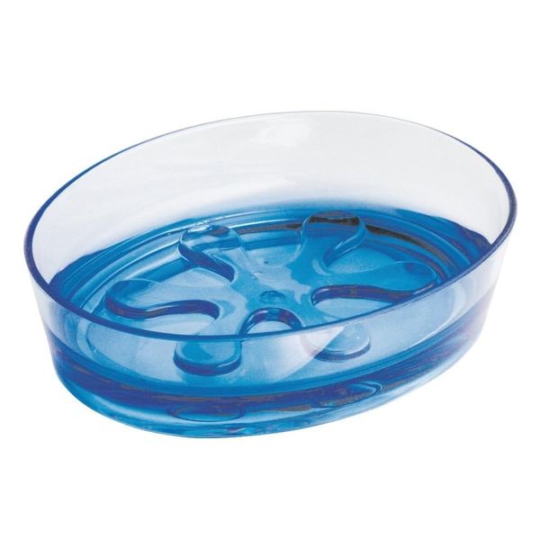 iDesign Eva Soap Dish, Ocean Blue