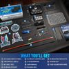 8-Gang LED Light Bar Switch Panel LED Touch Switch Control, On/Off Power Button
