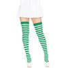 LEG AVENUE Damen Striped Strumpfhose, Weiß, Einheitsgröße EU