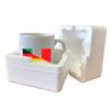 Half German Half Italian Flag - 10oz - Ceramic Mug for Coffee/Tea