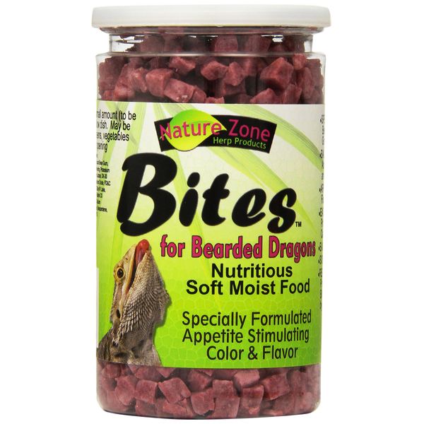Nature Zone Bearded Dragon Bites Soft Moist Food, 9-Ounce