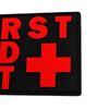 First Aid Kit IFAK PVC Patch (Black and Red)