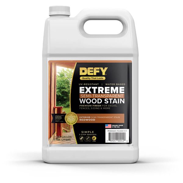 DEFY Extreme Wood Stain Redwood F-Style gal