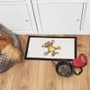 Azeeda 'Splat Ginger Cat' Pet Feeding Mat (PM00028442)
