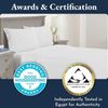 Certified Luxury 100% Egyptian Cotton Sheets, Queen Sheets Cotton, Deep Pocket B
