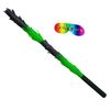 Green black pinata smashing stick and blindfold