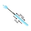 JOPWUE 2 Pcs Telescopic Teachers Pointer, Extendable Hand Pointer Finger Pointer Stick, Small Retractable Classroom Pointer for Elementary School Kindergarten Teacher, Classroom Supplies (2 White)