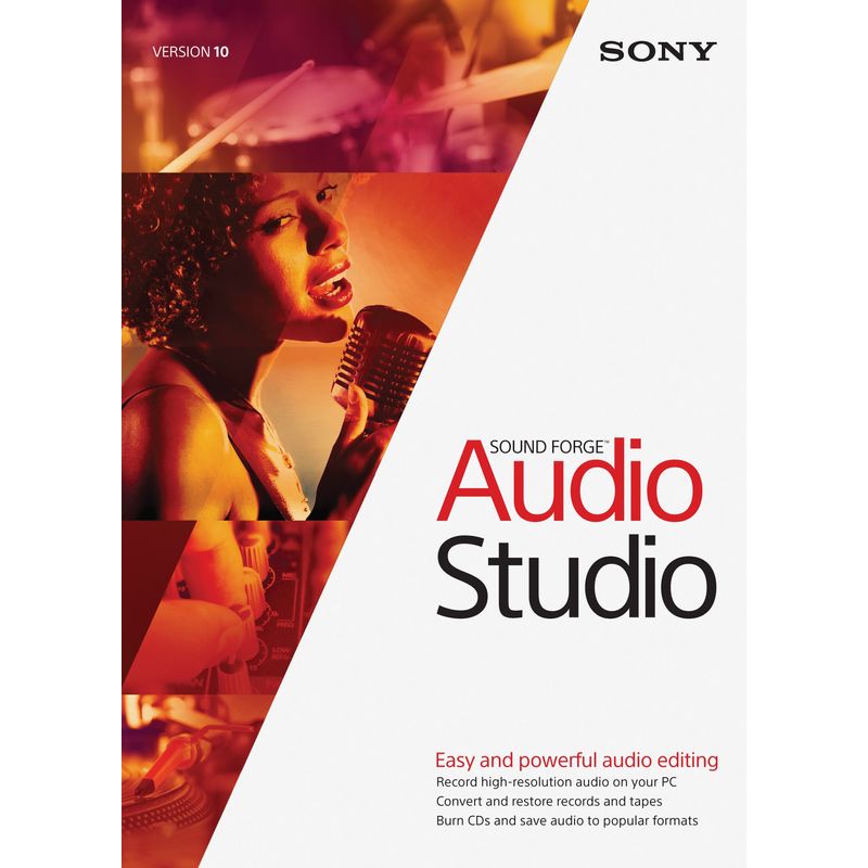 Sony Sound Forge Audio Studio 10 [Download] - Online Marketplace ...