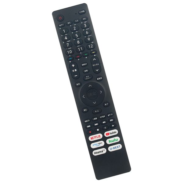 AULCMEET TV Remote Control fit for Hisense Sense, EN3A40 75U8F 65U8F 55U8F 50U8F 43U75F 50U75F 55U75F 65U75F 43U7F 50U7F 55U7F 65U7F 65U7F 65S6E 58S6E E 48X8 F 55X8F