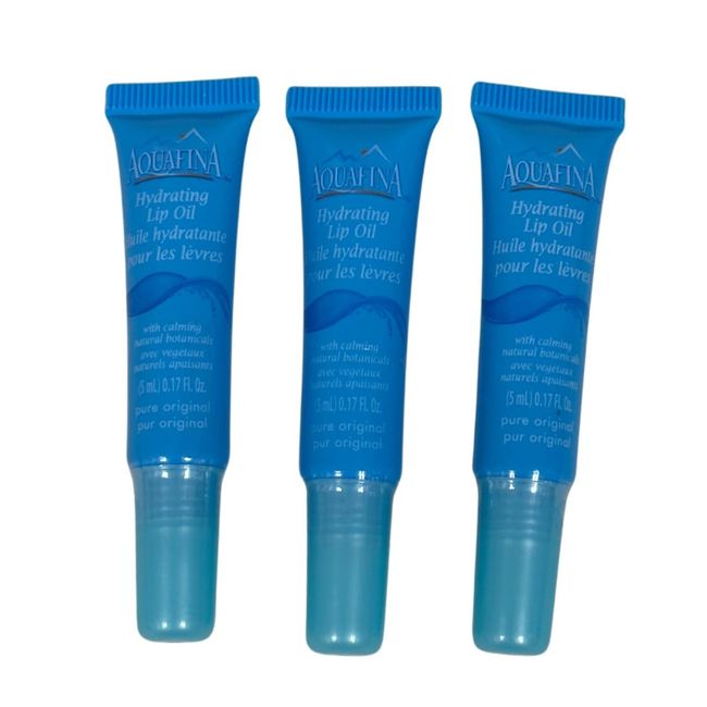 Aquafina Lip Oil - 3 Tubes - Original