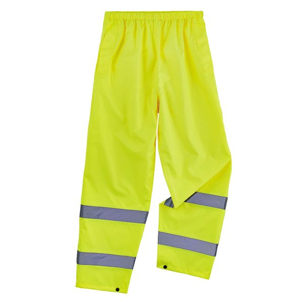 Ergodyne - 25349 High Visibility Reflective Lightweight Rain Pants, Lime, 5X-Large, ANSI Compliant, GloWear 8916