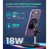 3 in 1 Wireless Charging Station for Multiple Devices Apple, 20W QC3.0 Fast...