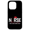Nurse Coffee Scrub Rubber Gloves Smartphone Case for iPhone 15 Pro