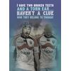 Two Teeth And A Torn Ear - Funny Rugby Greetings Cards