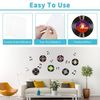 WrtmyR 20 Pack Blank Vinyl Records Decor Black(Material Cardboard)