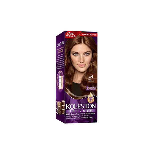 Wella Koleston Intense Saç Boyası 5/4 Açık Kestane - Salon Kalitesi