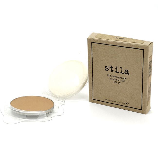 STILA ILLUMINATING POWDER FOUNDATION REFILL SPF 12*~ 80 WATTS~* REFILL FULL SIZE