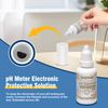 GIDIGI pH Cleaning Solution 250ml*2 and pH Electrode Storage Solution 30ml* 1 for pH Meter Electrode,Conductivity Probe Cleaning Cleanser
