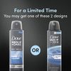 Dove Men+Care Antiperspirant Deodorant Clean Comfort Dry Spray For Men 72-hour Sweat and Odor Protection with Triple Defense Technology 3.8 oz