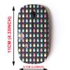 2.4G Wireless Mouse with Cute Pattern Design for All Laptops and Desktops with Nano Receiver - Easter Egg Bunny Ears