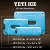 YETI ICE 1 lb. Refreezable Reusable Cooler Ice Pack