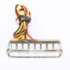 Mini Flush Mount Micro Mini Built-in LED Tail Light Clear Lens Vehicle Inspection Red Glow