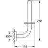 GROHE 40385001 Essentials Roll Holder Silver