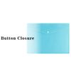 150 X Blue A5-Plastic-Wallets-Folders Document Files with Press Stud Foolscap Popper Wallet Folder Pockets