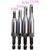 Drill Bit for Centering, Hinges, Mounting Centers, Woodworking, Countersunk Screws, For Punching Holes, 4 Guides/Set
