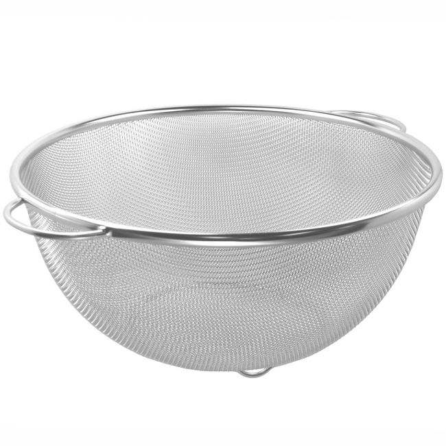 Nagao Tsubamesanjo Colander, Outer Diameter 7.5 inches (19 cm), 18-8 Stainless Steel, Made in Japan