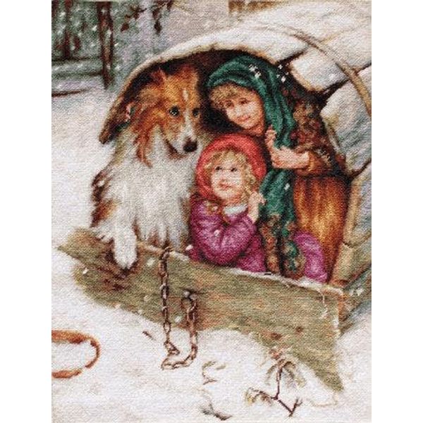 Cross Stitch Pattern Luca-S - Weather Bound with Collie, P539