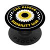 HIDDEN DISABILITY CLUB Sunflower Awareness PopSockets with Interchangeable PopGrip