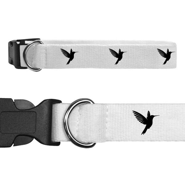 Large 'Hummingbird Silhouette' Dog Collar (PR00063238)