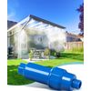 Misting System with Filter 26.2FT (8M) Misting Line + 7 Brass Mist Nozzles