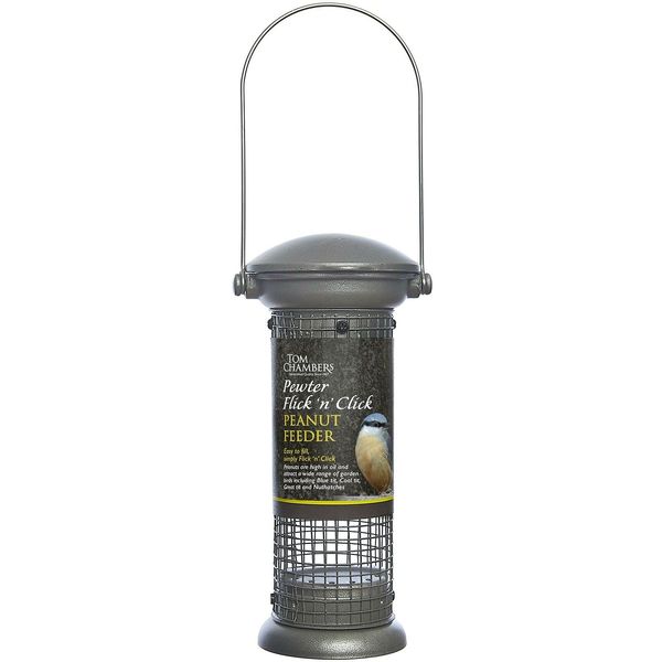 Tom Chambers Pewter Flick 'n' Click Peanut Feeder