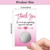 Haizct 50 Pack Pink Thank You Blank Gift Certificate Scratch Off Cards for Small Business, Spa Beauty Makeup Hair Salon, Bridal Shower, Baby Shower, Country Wedding (Thank You CardF), Silver-GK091