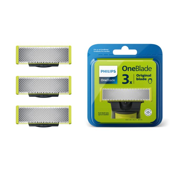 Philips Norelco OneBlade Replacement Blade - Pack of 3 (1 year supply) -  QP230/50 