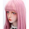 Harajuku Patson, Full Wig, Mixed Color, Loose Wave, Lolita Style, Colorful, Gradient, Cute, 27.6 inches (70 cm), love pink, Free Size