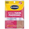 Dr. Scholl's Moleskin Padding Strips, 3 Count (Pack of 6)