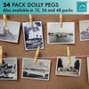 24pc Wooden Dolly Pegs