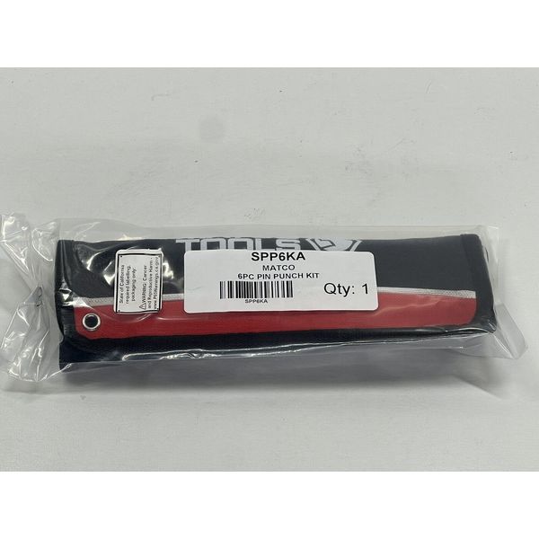 MATCO Tools SPP6KA 6-Piece Pin Punch Kit - NEW