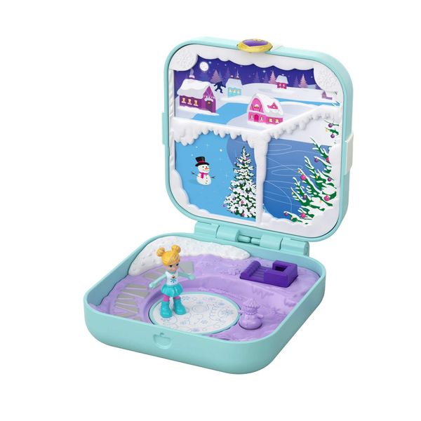 Polly Pocket Hidden Treasures Winter Fairy Tale Box