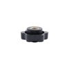 Antrader M6 Star Knob Clamping Handle Nut,10Pcs Thru Hole Star Knobs Nuts Screw Knurled Clamping Nut Knob Black Plastic Handle Clamping Knobs